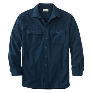 L.L. Bean New Chamois Shirt Traditional Fit Navy XL Tall